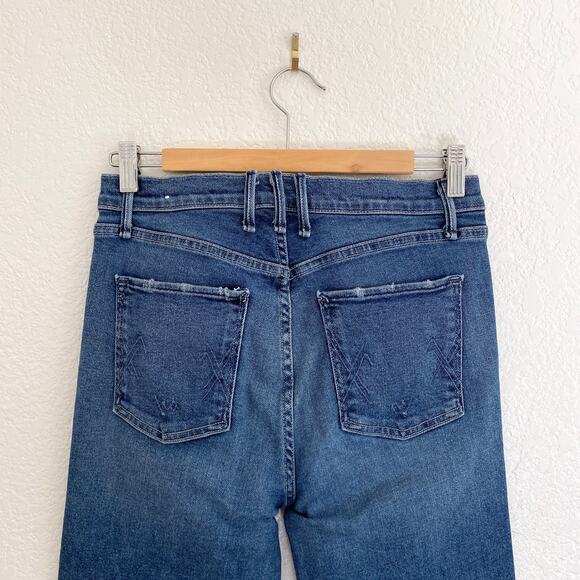 McGuire Valletta Straight Jeans Step Hem Button Fly Anthropologie Medium Wash 29 - Picture 5 of 15